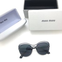 Special kacamata gaya Sunglass Miumiu wanita MU50 kacamata pantai kac