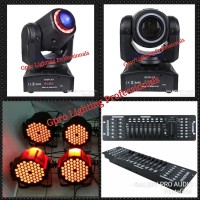 Paket 2X Moving Head power 120watt l Mixer DMX l 4X Parled 54fullcolor