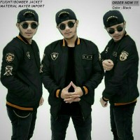jaket bomber pria | jaket bomber x urband hitam | bomber mayor import