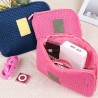 P01 Cable Po0ch M0ltif0ngsi Dompet Kabel Hp tas kosmeti