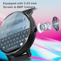 LEMFO LEMX 4G LTE Smartwatch Phone Android 7.1 8MP 2.03