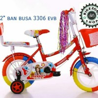 Sepeda mini anak perempuan 12 inch Morison Ban busa usia 3 7 tahun