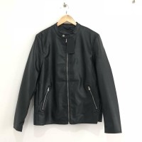 Jaket Faux Leather Pu LLandBear Original Not Zara Man HNM Lqcoste