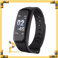 SmartBand C1S Color Hitam Smartwatch Smart Watch not Xiaomi Mi Band 3