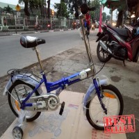 Sepeda - sepeda lipat 16 anak anak family touring Keren
