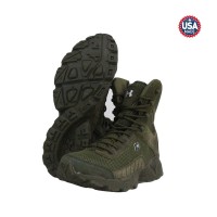 Sepatu Under Armour 8 Inch Boots Hijau Tactical Safety Army