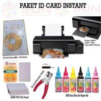 New Paket Usaha ID Card Instan Printer Epson L805 Wifi - SUN Art Paper