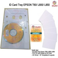 New PRINTER EPSON L805 Wifi Paket Usaha ID Card - SUN Art Paper Ink