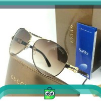 READY LAGI kacamata fashion wanita gucci nikita brown coklat