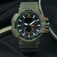 Jam Tangan Pria Digitec hijau Army Simple Elegan D2065 Original