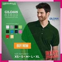 GROSIRCLO GILDAN POLO POLO SHIRT PREMIUM 83800 S M L XL ORIGINAL MURAH