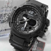 digitec 2078 full black hitam dual time original wateresist jam tangan
