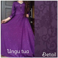 Ungu gamis embos