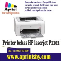 printer bekas hp laserjet p1102 1102 cartridge toner 85a siap pakai