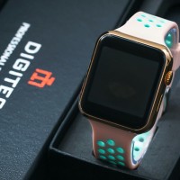 JAM TANGAN DIGITEC TOUCHSCREEN STRAP RUBBER ORIGINAL BODY ROSE (UNISEX