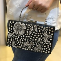 Tas Pesta ELIZABETH Embellished Crystal Box Clutch