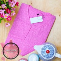 Baju Blouse / Kaos Polos Lengan Panjang Wanita Atasan Murah