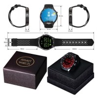 KINGWEAR KW88 3G Android 5.1 Smartwatch Phone Black-Pink