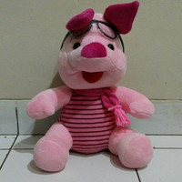 Boneka Piglet Babi Pink Pig Plush doll Winnie the pooh lucu lembut