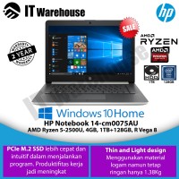 LAPTOP HP 14-CM0078AU AMD RYZEN 5-2500U/ VGA RADEON VEGA8/WIN10