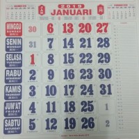 kalender kerja kecil 2019 ada imlek nya