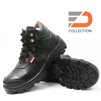 SEPATU PRIA Sepatu safety boot kulit sapi asli jaminan uang kembali