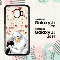 Casing Samsung Galaxy J2 Pro HP Baymax And Grumpy Cat Hairy Baby O0655