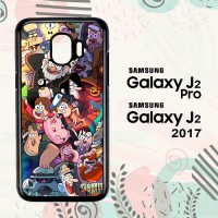 Casing Samsung Galaxy J2 Pro HP Gravity Falls Character L0362