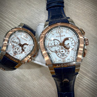 Jam Tangan Aigner Palermo Couple Rosegold Blue