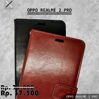 XYGO OPPO REALME 2 PRO REAL ME 2 PRO Case Leather Dompet Flip Cover