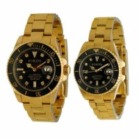 Jam Tangan Forsta Momento Gold Couple Rolex Smartwatch SKMEI Pasangan