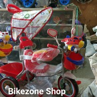 Sepeda Roda Tiga anak balita Family Pesawat Aeroplane 993PT MODEL BARU