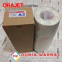 ORAJET COATING SIZE A3 UNTUK PRINTER EPSON TINTA ORI / DYE / PIGMENT