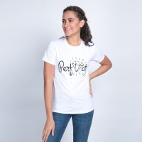 Vanwin - Tumblr Tee / Kaos Cewek Perfect - Putih Limited
