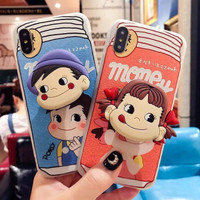 Infinix Note Hote Zero 1 2 3 4 5 Plus Pro Case SOCKET MILKY