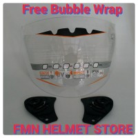 Kaca Helm Ink Centro/KYT Galaxy Slide /KYT DJ Maru Visor Clear/Bening