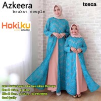 baju wanita azkeera brukat couple dress muslim cantik anggun