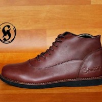 SHAKA FILMERA - Sepatu Boots Pria Kulit Asli Gaya Original Outdoor