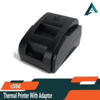 PRINTER THERMAL / PRINTER KASIR 58MM C-58D WITH ADAPTOR