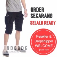 Celana Tactical Pendek Black Army Outdoor