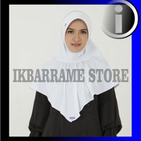 TERMURAH! KERUDUNG MEZORA/JILBAB /BERGO/HIJAB INSTAN WARNA PUTIH