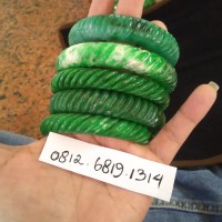 Gelang ring giok ukir asli dari cina grad 1