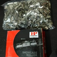 Roda Showcase Roda Pintu Kaca Lemari Etalase Aluminium Kecil HAMPTON