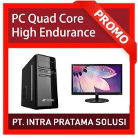 PC Rakitan Quad Core Lengkap (Siap Pakai, untuk Office / Admin)