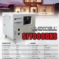 genset silent honda 7 kva