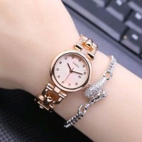 JAM TANGAN WANITA FOSSIL PLUS GELANG PREMIUM Diskon