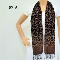 Syal batik Scarft Batik Shawl Batik Motif Etnik Tradisional