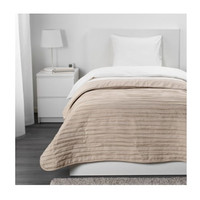 IKEA VEKETAG Penutup Tempat Tidur 160x250cm Warna Krem