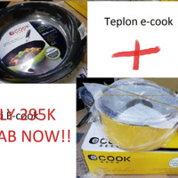 SUPER PROMO Teplon Panci Lock n Lock e-cook DECO Alat Masak