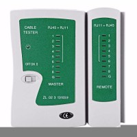 DISCON Tester Kabel Jaringan RJ45 RJ11 RJ12 CAT5 UTP